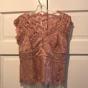 NWT Ann Taylor lace top 2petite